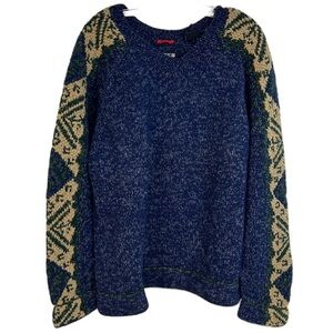 Vintage FILA Heavy Knit Wool Sweater in Size L